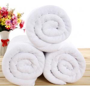 China Extra big bath towel as 80*180cm, 800g white plain terry hotel towel for wholesale supplier