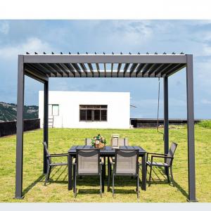 Backyard Aluminum Gazebo Villa Garden Leisure Shade 10 X 12 Gazebo With Metal Roof