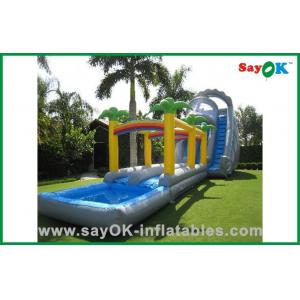 Blow Up Slip N Slide Commercial Kids Air Jumping Castle Water-Proof With Pool Inflatable Bounce House With Slide