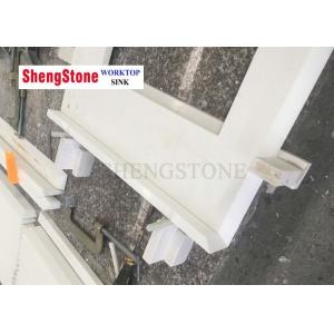 Polishing Super White Nano Glass Countertop Acid Resistance SGS Certificate