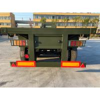 China 60 Ton Flatbed Semi Truck Container Trailer 40 FT 20 FT 3 Axles on sale