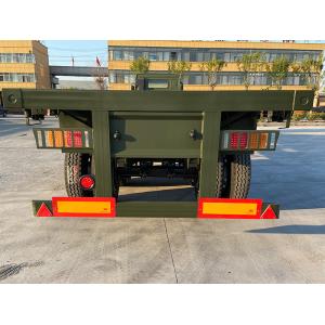 China 60 Ton Flatbed Semi Truck Container Trailer 40 FT 20 FT 3 Axles supplier