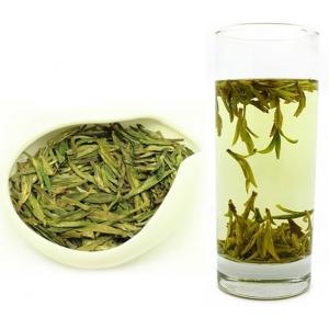 Fermented Processing Organic Green Tea West Lake Longjing Tea Flat Leaves