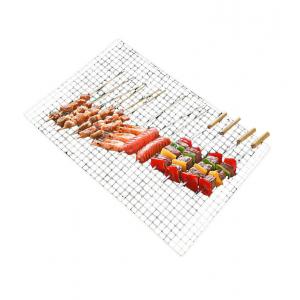 Food Processing And Customized Barbecue Net Stainless Steel Wire Mesh With 2 percent Nickel