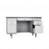 China Big Lots Computer Steel Executive Desk For Office MDF Desk Top wholesale