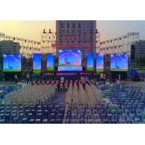 China Full Color Led Wall Screen Display Outdoor , Led Video Wall Panels 10mm Dot Pitch supplier