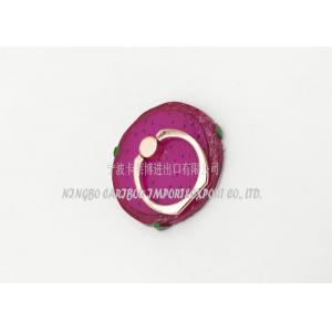 43 * 43mm Mobile Phone Finger Ring Stand Purple Color Lightweight Long Life
