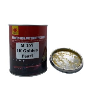 China M157 1K Golden Pearl Automotive Basecoat Warm Gold to White Color Transition wholesale