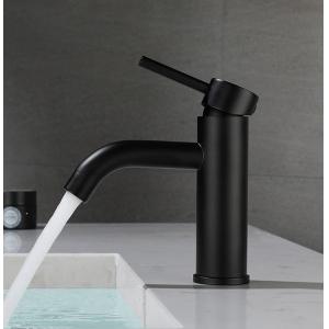 Black Stainless Steel Single Lever Kitchen Mixer Tap Bathroom Wash Basin Faucet