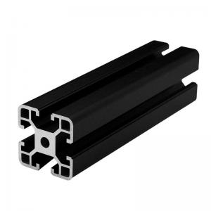 Black Anodized 4040 Industrial Frame Material T Slot Extruded Aluminum Profile 40X40