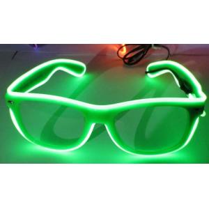 China Sound Activated El Wire Glasses supplier