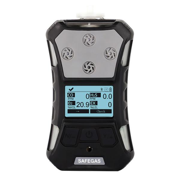 LEL CO2 CO2 H2S O2 SO2 ワイヤレストランスミットのためのポータブル6気体検出器Solution