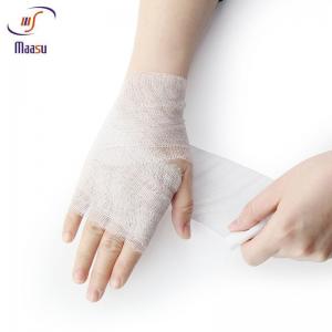 Breathable Cotton Medical Elastic Bandage White Mesh Style