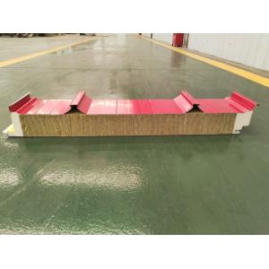 150mm Thickness Rockwool Sandwich Panel For Wall Building Warehouse