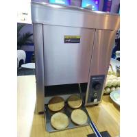 China Electric Commercial Hamburger Bun Toaster Conveyor Belt Toaster 1600W on sale