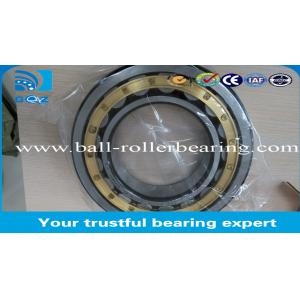 NJ220- E-M1 Cylindrical Single Row Roller Bearing With Steel / Brass Cage