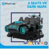 China 6 Seats 3.8KW Adventure Virtual Reality Game Machine / 9D Dynamic Vr Cinema wholesale