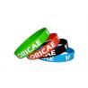 Full Color Custom Silicone Wristbands Soft Adjustable Promotional Rubber Bands