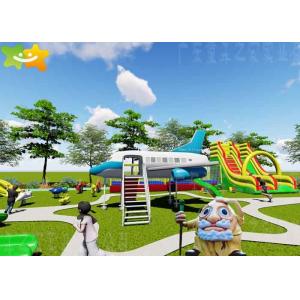 Amusement Park Kids Outdoor Playground Equipment Facility Fully Functional