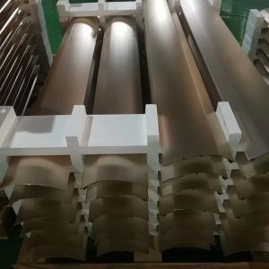 Brushed Bright Anodized CNC Machining Parts Champagne Aluminum Extrusion Panel for Air Conditioner