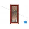 China Entry Door Decorative Panel Glass 22&quot; * 64&quot; / Custom Size Steel Frame Material wholesale