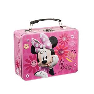 China Disney Minnie Metal Lunch Tin Tote   Disney Jr. Mickey Mouse Lunch Tin Tote for Puzzle  Disney Mickey & Minnie Large supplier