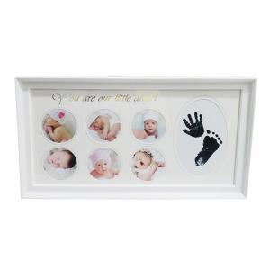 Baby / Children Growth Hand And Foot Ink Print Photo Frame For Newborn Birthday