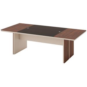 2.4 M Office Meeting Table And Chairs Melamine Board Meeting Table Chairs