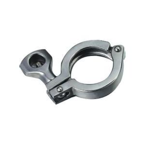 China Food Grade Sanitary Clamp Fittings / 2 Piece A37 - 10 Inch 13MHHM Clamp pipe hplder supplier