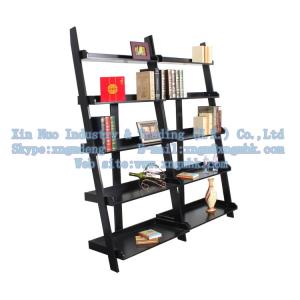 Wooden ladder shelves, wooden display rack, wooden display stand, wood storage rack