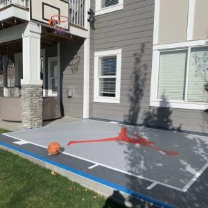 Suspended 100% Pp Plastic Sports Court Mat For Indoor Outdoor Mobile Volleyball Basketball