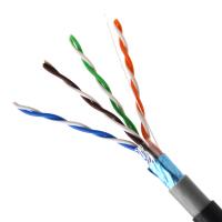 China Double Sheath CAT5E Ethernet Cable Waterproof Copper FTP 4 Pair 8 Pair on sale