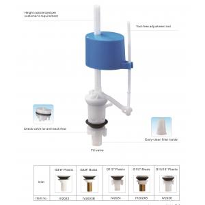 China G3/8 Piston adjustable toilet fill valve For Toilet Cistern Mechanism supplier