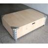 Embalaje de cajas de madera a medida Cajas de embalaje de madera apilables en tránsito