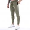 China Breathable Army Green Mens Running Trousers , Elastic Waist Joggers Casual wholesale