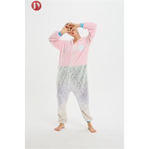China Soft Polyester Fluffy Flannel Fleece unicorn pijamas animal onesie for wholesale supplier