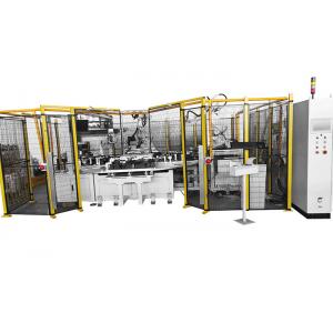 Linha de produção automática da soldadura e do conjunto do robô para a guarnição plástica automotivo