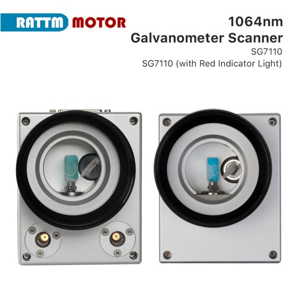1064nm Laser Marking systems Galvo Scanner Head SG7110 SG7110R With Red Pointer