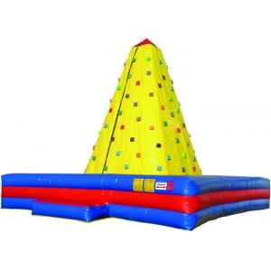 China Toddler Inflatable Mountain Climbing Multi - Color , Customized Funny Blow Up Climbing Wall supplier