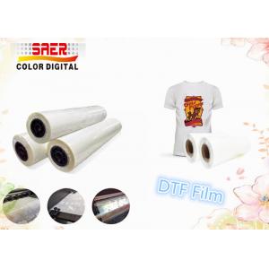 China Textiles / Fabrics Thermal Transfer PET Film For DTF Printer 60cm supplier