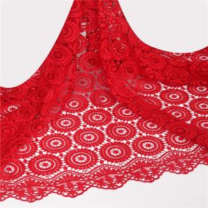 F50218 Hot selling red embroidery design turkey lady like lace fabric