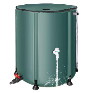 100 Gallon Portable Water Storage Tank Foldable Rain Barrel for Garden Collapsible PVC