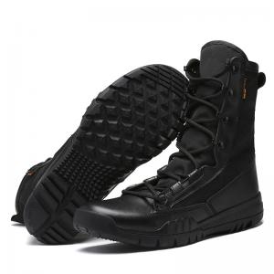 Wholesale Outdoor Desert Shoes Breathable High Top Boots Thick Sole Men's Tactical Boots