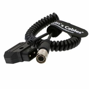 Sound Devices ZAXCOM Power Coiled Twist Cable D-Tap to 4PIN Hirose Male