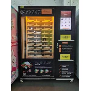 Mobile Light Meal Fast Food Vending Machine Convenient With Customized Sticker