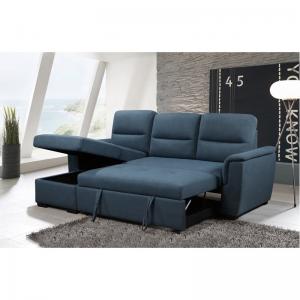 OEM/ODM European style design single futon L shaped USB sleeper sofa bed folding bed sofa cum bed living room furniture