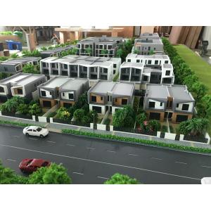 Acrylic Plastic Architecture House Model For Townhouse Displaying 1 / 100 Scale