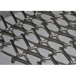 Cleanable Stainless Steel Conveyor Chain Mesh Belt Used For Architectural Decoration