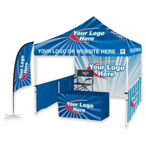 China Customized Advertising Folding Tent Waterproof / Promotional Display Tents With Sunshade Cover supplier