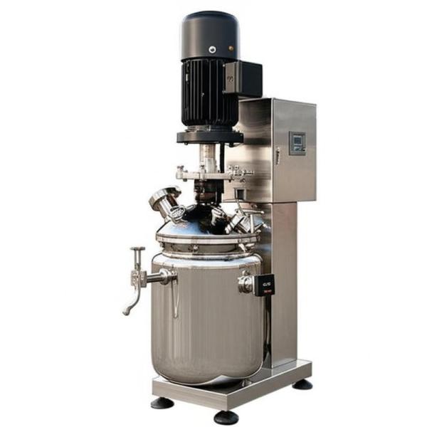 China Electric Heating Vacuum Homogenizing Emulsifier with -0.09MPa Vacuum Degree and for sale